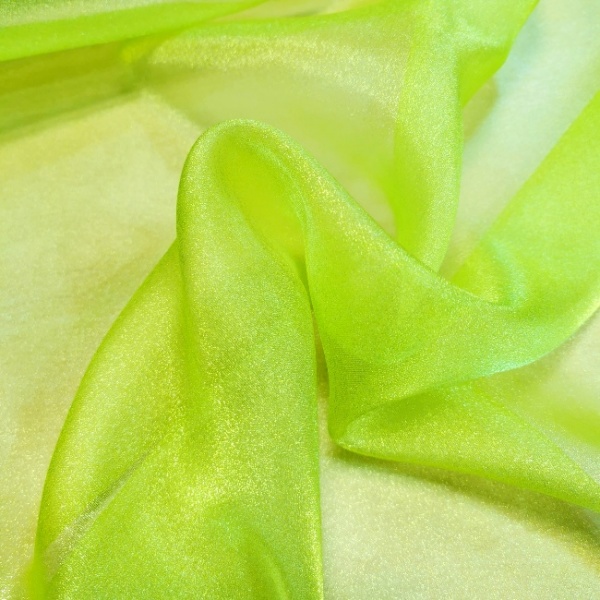 Crystal Organza BRIGHT GREEN